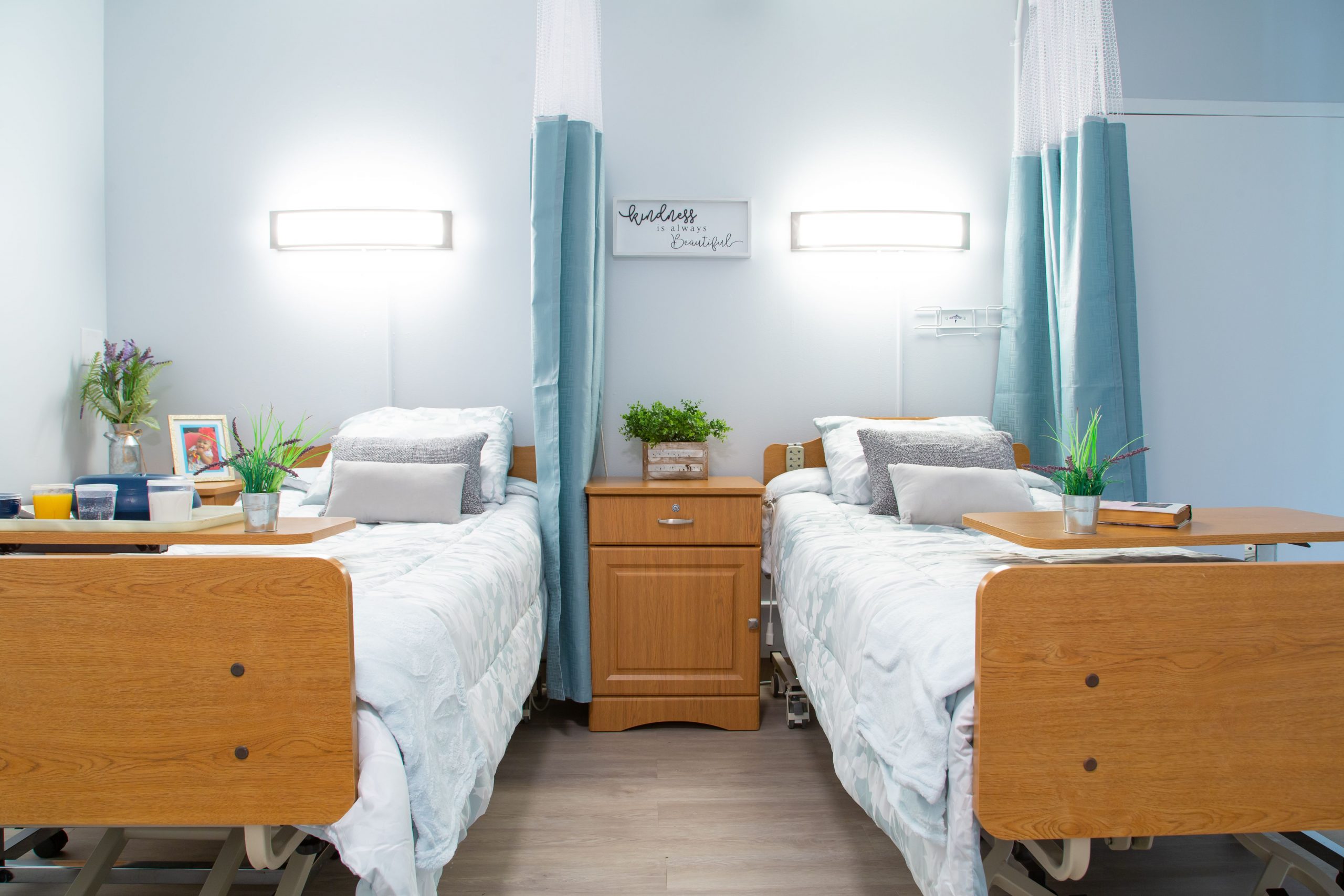 patient bedrooms